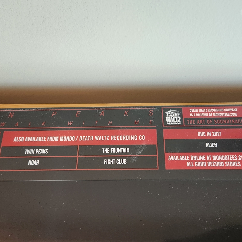 Twin Peaks Fire Walk With Me Soundtrack Vinyl - Picture 4 of 4